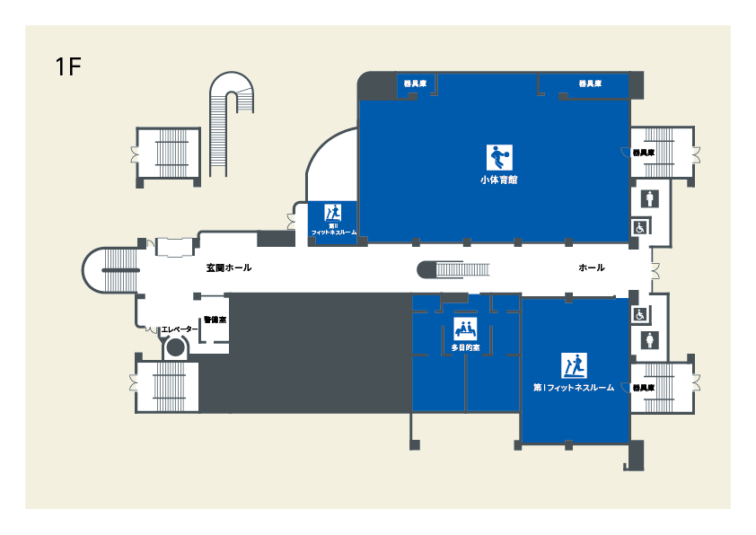 フロアマップ1階