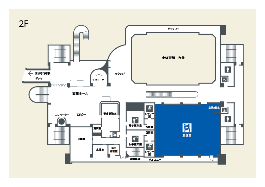 フロアマップ2階